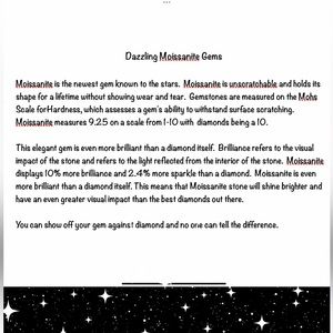 Moissanite Jewels~New in Box!